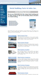 Mobile Screenshot of metalbuildingpartsandsales.com